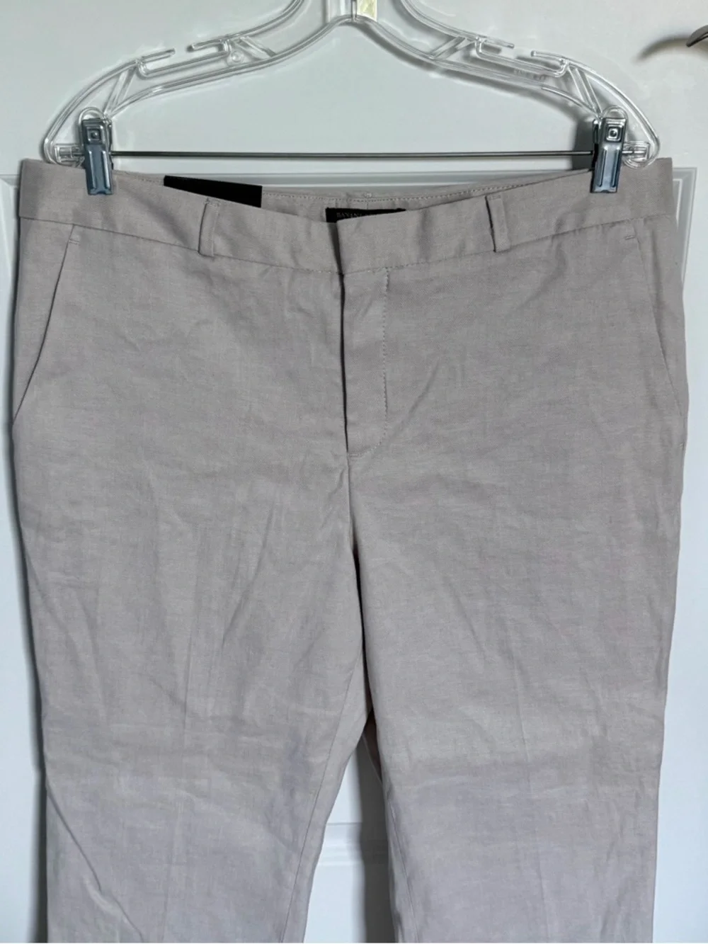 NEW Banana Republic Women's Avery Straight Linen-Cotton Pants Size 14R - 39655